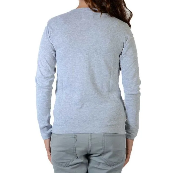 Tee Shirt Little Eleven Paris Bieber LS Mixte - Gris-5