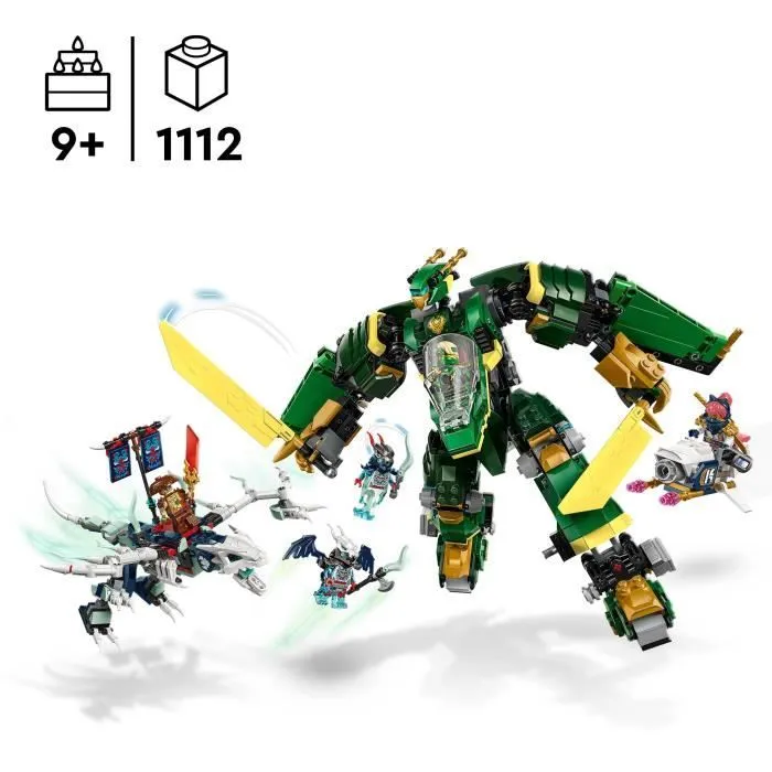 LEGO NINJAGO 71845 L’Avion-Robot De Lloyd - Jeu De Construction Pour Garçon Dès 9 Ans-1
