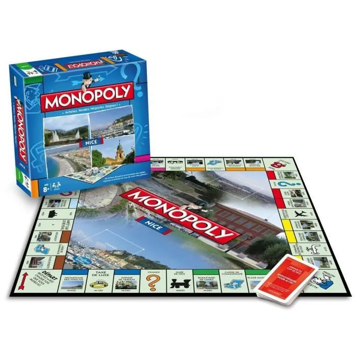 Monopoly Nice - Jeu de société - Version française - WINNING MOVES-0