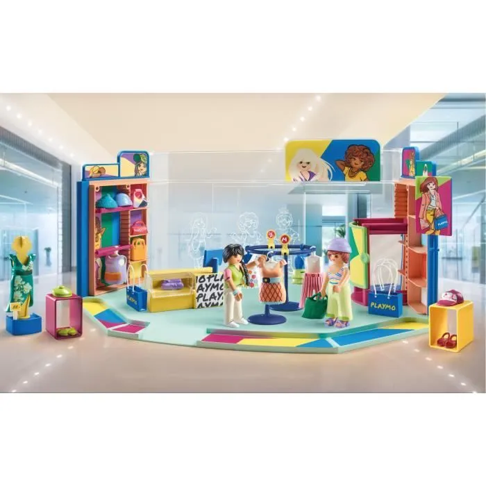 PLAYMOBIL 71534 Boutique de vêtements, My Life Le shopping, 76 pièces, Dès 4 ans-1