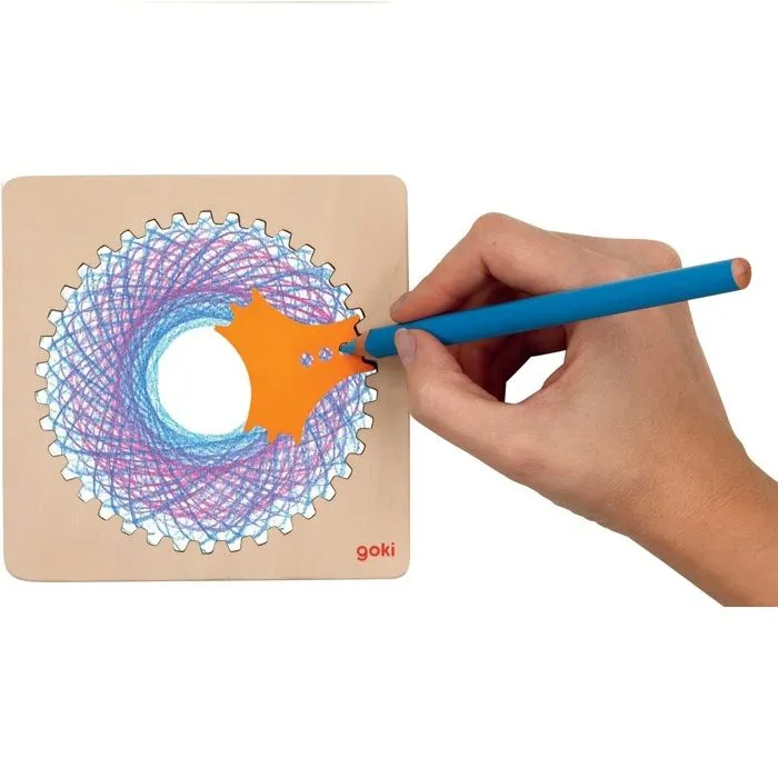 Jeu d'apprentissage - NO NAME - Spirographe - Dessins géométriques - Mixte - 3 ans et plus-3