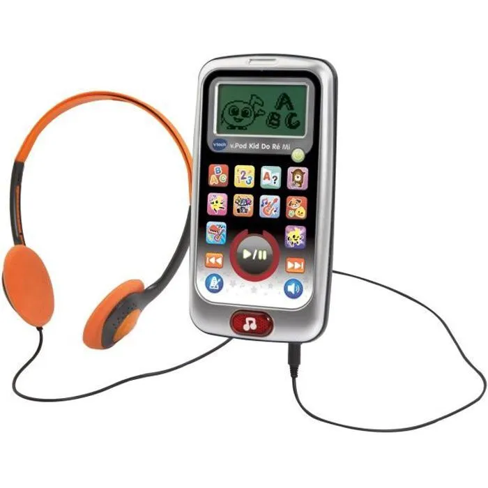Lecteur musical éducatif V.Pod Kid Do, Ré, Mi de VTECH pour enfants de 3 à 6 ans-0