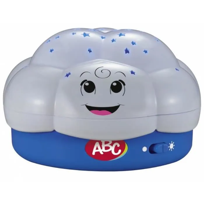 Simba veilleuse ABC pile 12 cm blanc/bleu-0