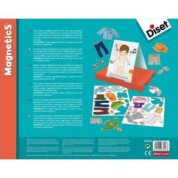 DISET Magnetics - Les Habits - Réversible garçon et fille-2