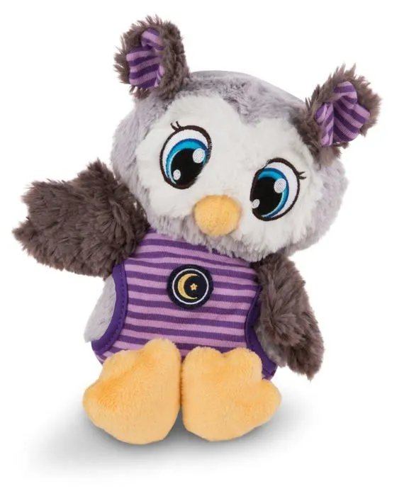 Peluche Nici - 48068 - Doudou avec Bonnet de Nuit Hibou Olafina 22cm-0