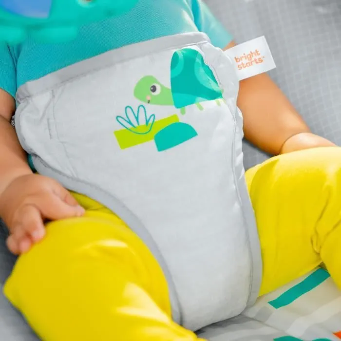 BRIGHT STARTS Transat bébé Animaux, Vibrations apaisantes, Arche d'éveil avec jouets interactifs-3