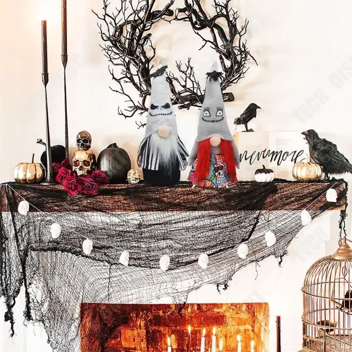 TD® Décoration d'Halloween 2pcs 30*12*6.5cm   Poupée sans visage   Accessoires d'horreur   Convient à la décoration d'Halloween-3