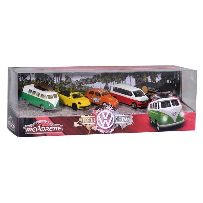 MAJORETTE Giftpack Voklswagen 5 Pièces-1