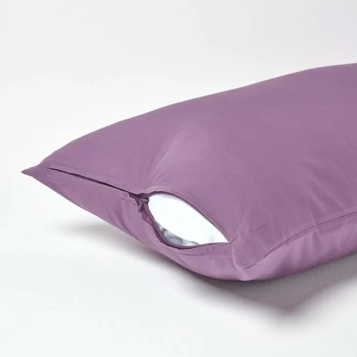 Taie d'oreiller - Homescapes - Raisin - 100% coton égyptien - 200 fils - 40 x 80 cm-2