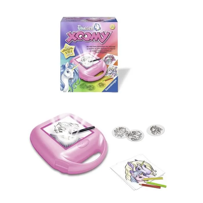 Xoomy midi licornes - Ravensburger - Atelier à dessins - format voyage - Dès 7 ans-2