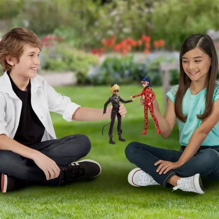 Pack de 2 Poupées mannequin 26 cm Miraculous Ladybug - Revivez les aventures de Ladybug et Chat Noir-5