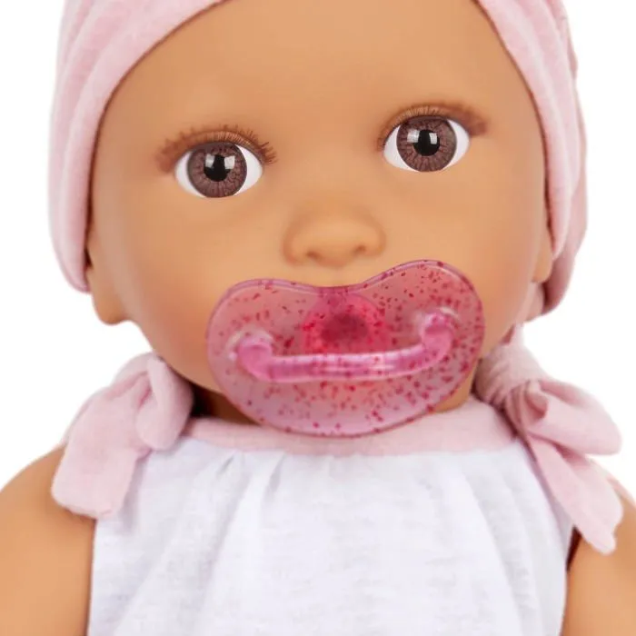 Poupon Babi - BAB7225Z - Poupee bebe Fashion 14" Baby Doll W/2PC Body Suit - Pink Headband, , Moyen-1