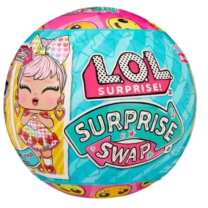 L.O.L. Surprise Tot Swap - 1 poupée de 7.5cm, 1 masque de visage et 2 tenues - Aléatoire-0