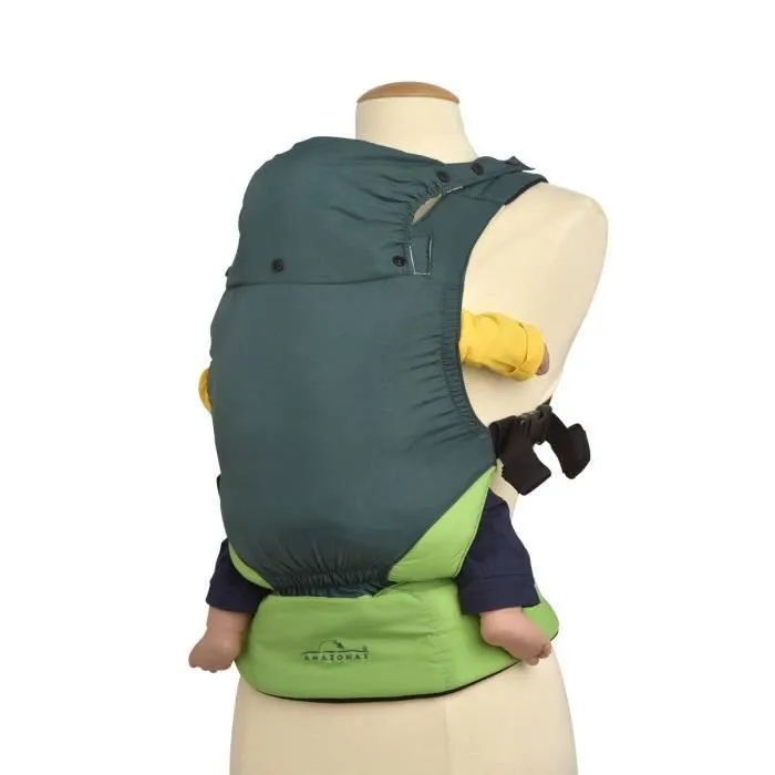 Porte bébé Smart Carrier ULTRALIGHT vert - AMAZONAS - Ergonomique - Mixte - Nylon, Coton-1
