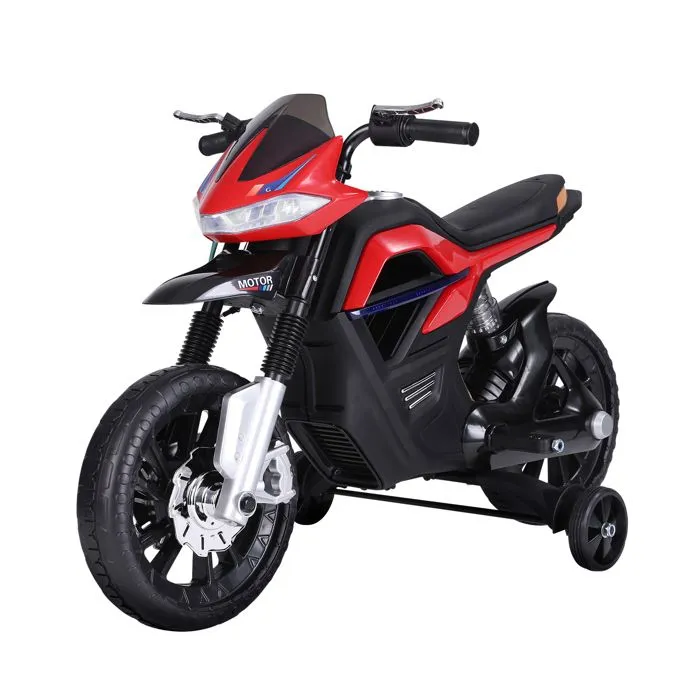 HOMCOM - moto enfant - Plastique - 105x52x62cm - Rouge-0