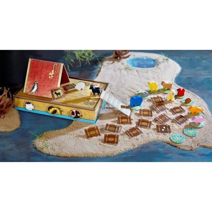 HABA - Tous sur l'arche ! - Jeu mémoire coopératif - 3 ans et plus, 305840-1