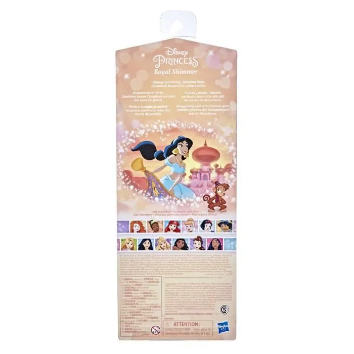 DISNEY PRINCESSES - Poussière d'étoiles - Poupée Jasmine avec pantalon et accessoires - jouet pour enfants - à partir de 3 ans-4