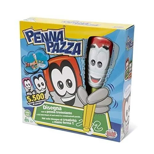 Jeu de société - GRANDI GIOCHI - PENSILLY - Stylo vibrant - 150 cartes - Pour enfants-0