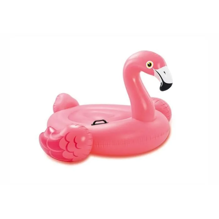 Bouée gonflable flamant rose - 142x137x97 cm-0