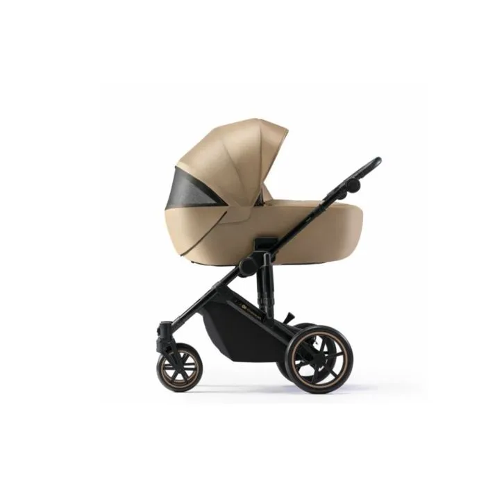 Poussette 2 en 1 Combinée - KINDERKRAFT PRIME2 - jusqu'à 22 kg - avec Nacelle spacieuse - Large plage de réglage - Beige-2