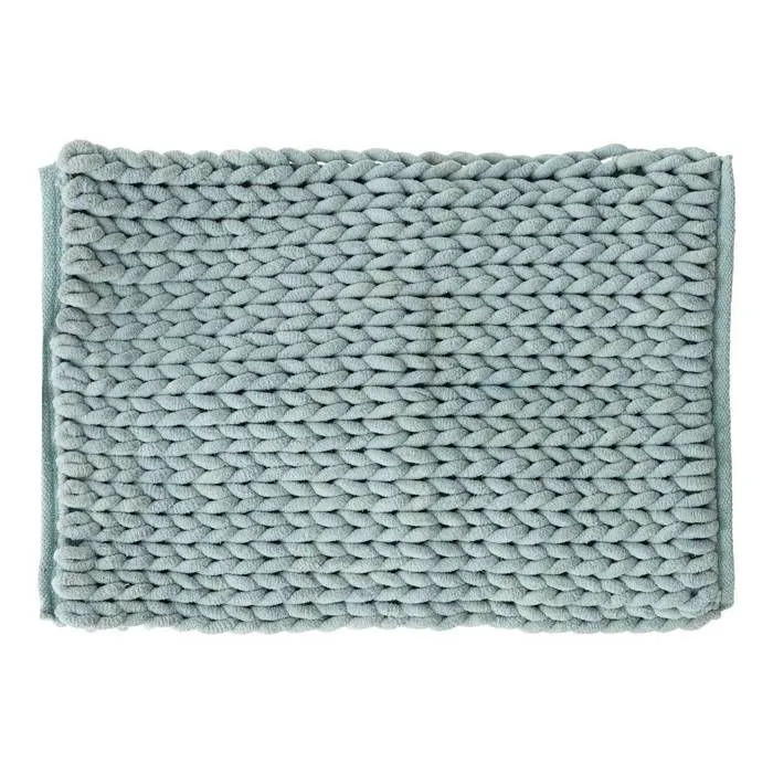 5five - tapis de bain 50x75cm "colorama" bleu artic-0