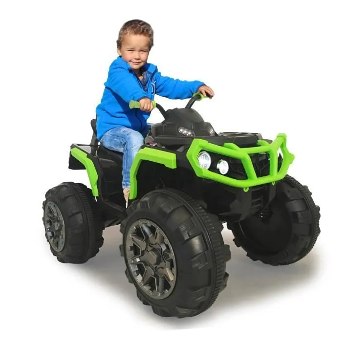Quad électrique pour enfant - JAMARA - Noir et orange - Radio FM - 99 x 65 x 68 cm - 12V-1