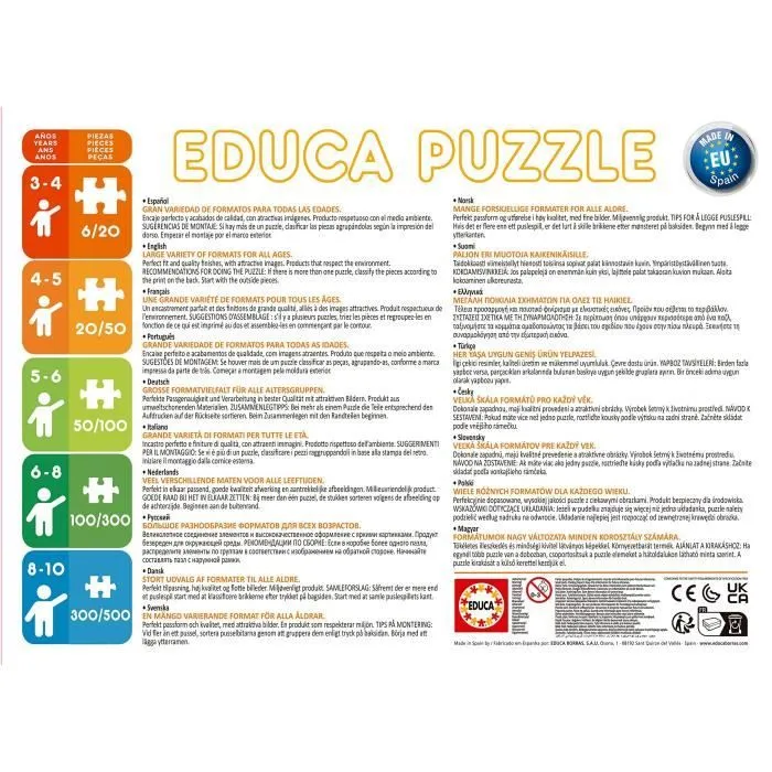 4 puzzles progressifs - EDUCA - Multi 4 In 1 Ultimate Spider-Man-1