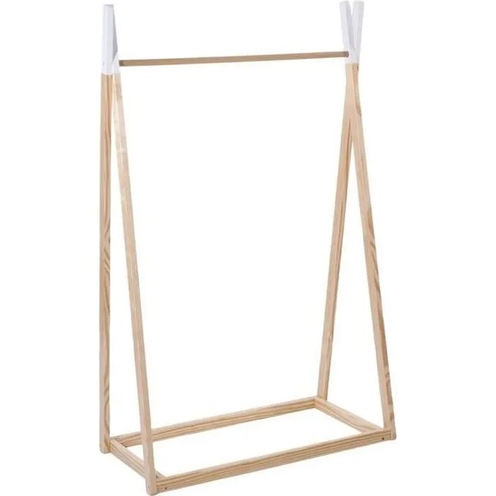 armoire chambre Atmosphera Penderie Enfant scandinave Blanche A85-0