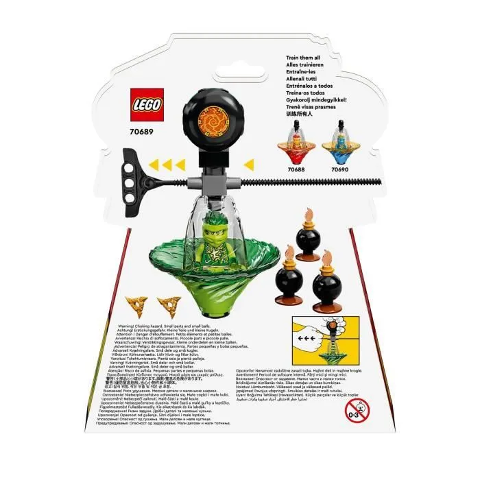 LEGO® Ninjago 70689 L’Entraînement Ninja Spinjitzu de Lloyd, Toupie Pour Enfants-5