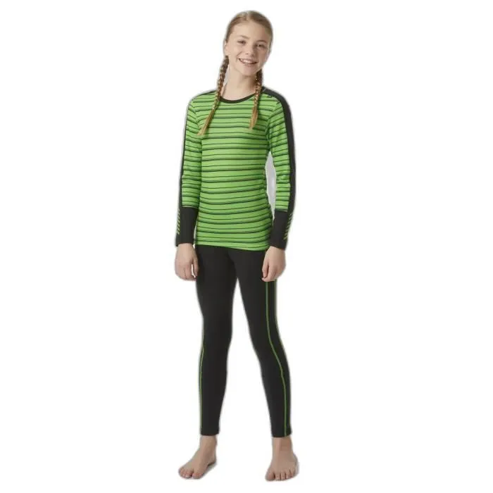 Ensemble en merino enfant Helly Hansen Graphic Lifa - Clover - 14 ans - Sports d'hiver - Ski - Respirant-2