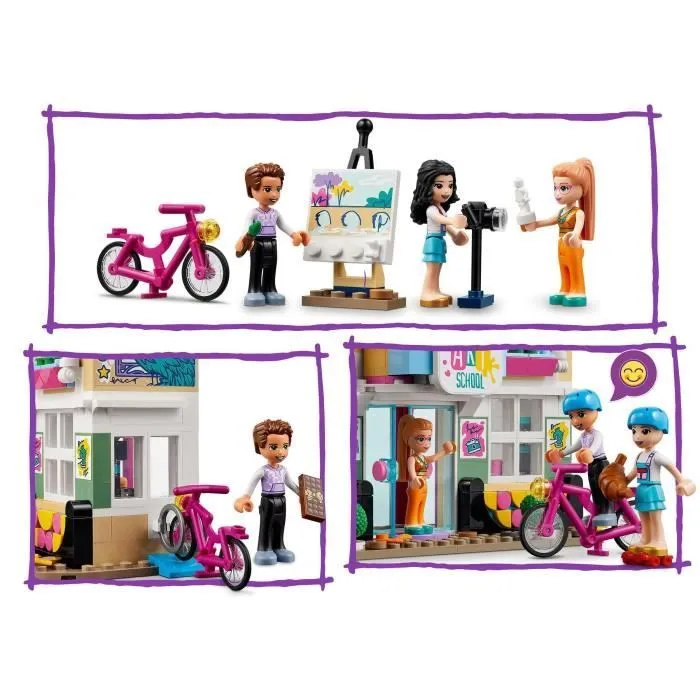LEGO Friends L’École d’Art d'Emma 41711 - Jouet Éducatif pour Enfants de 8 Ans et Plus-3