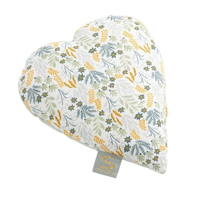 Coussin décoratif - Promenons Nous - Vert tilleul - 26x23cm - Forme asymétrique - Intérieur enfant-1