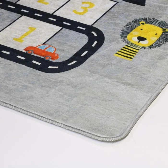 Tapis CIRCUIT Marelle Gris, Dimension: 120x160-1