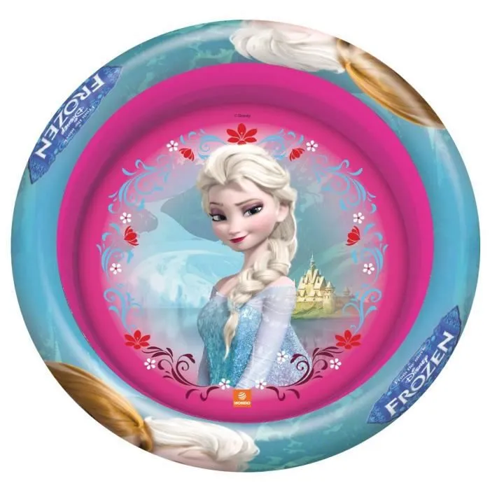 Piscine Gonflable La Reine des Neiges - Diamètre 100 cm - Pour Enfant à partir de 10 mois - Marque Disney-1