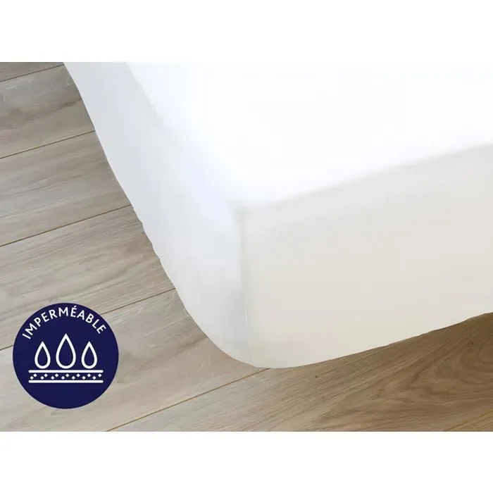 Protège Matelas - Dodo - Saphir - 190 x 90 cm - Imperméable - Anti-acariens - 240g/m²-0