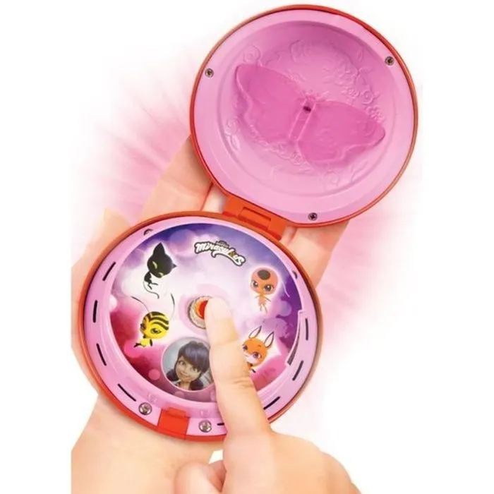Téléphone Magique Ladybug - BANDAI - Miraculous - 30 phrases - Enfant 4 ans - Rose Violet-0