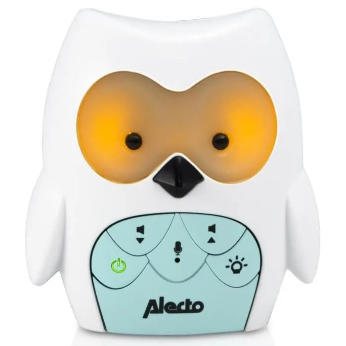 Babyphone Audio - ALECTO - DBX-84 - Hibou - Blanc/Menthe - Economie d'énergie-3