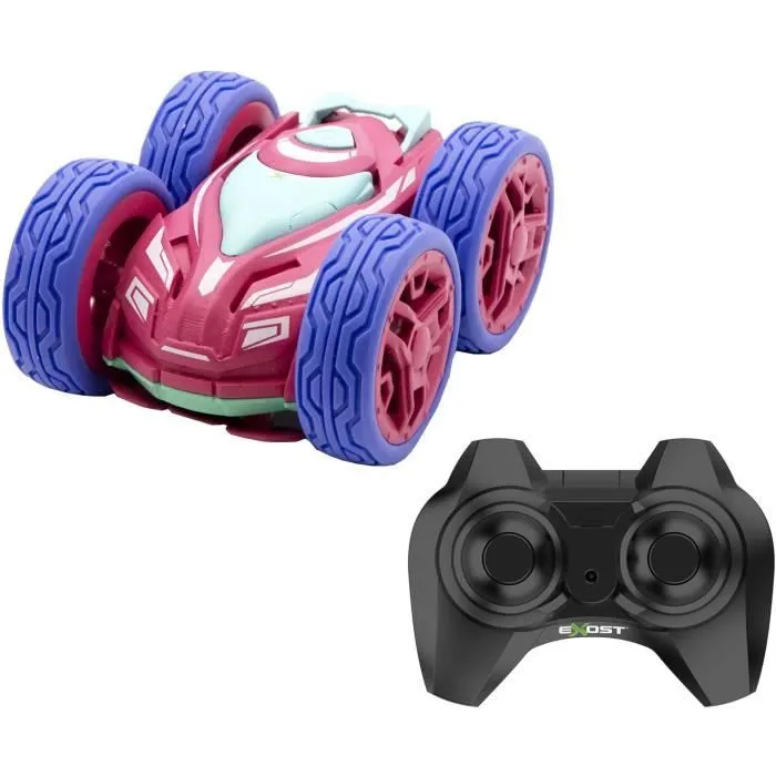 Voiture Télécommandée - EXOST - 360 Mini Flip Amazone 1:34 - 8 km/h - 10 cm - rose - dès 5 ans-4