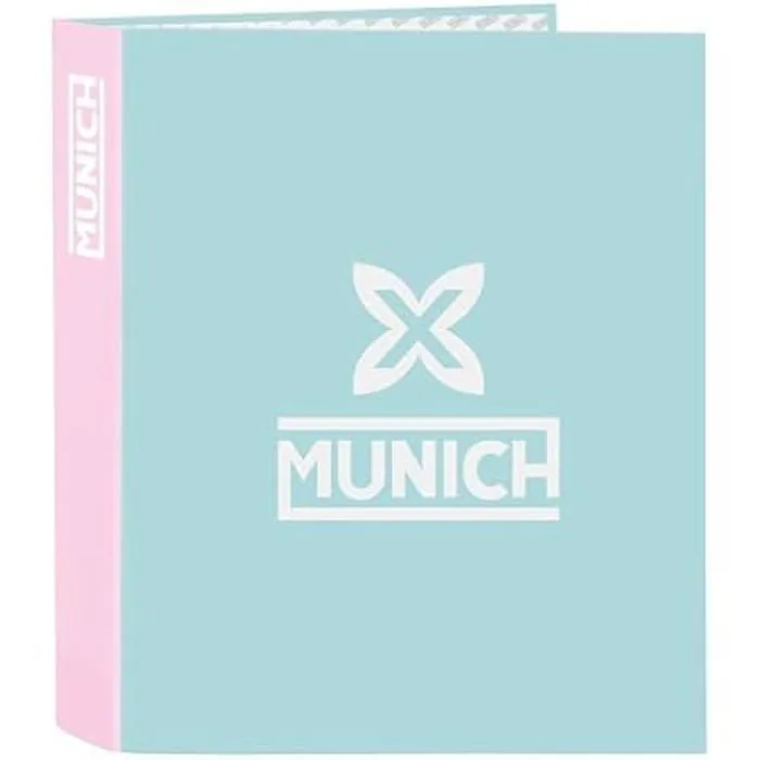 Classeur SAFTA Munich Heaven à 4 anneaux pour enfants - Bleu-0