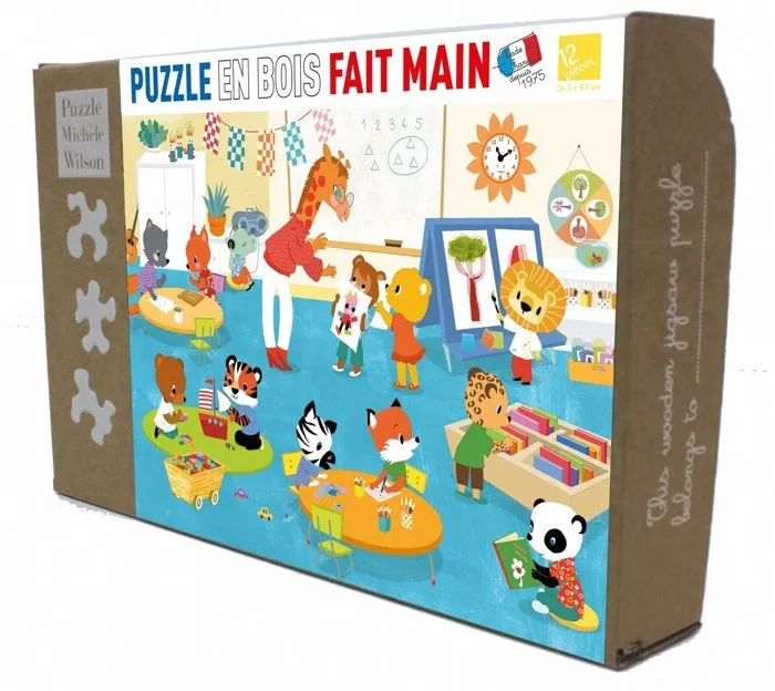 Puzzle Michèle Wilson - Vive la maternelle de Charlipop - WILSON JEUX-1