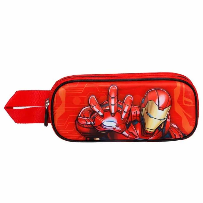 Trousse à crayons - Marvel - Iron Man Stark - Multicolore - Taille Unique - Zippée-0