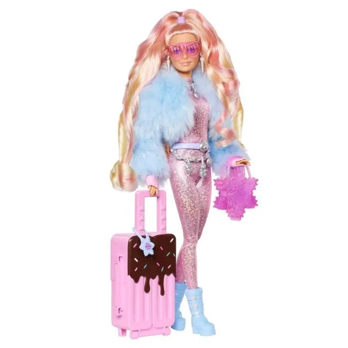 Barbie®-Barbie® Extra Cool-Poupée voyage en tenue d’hiver HPB16-4