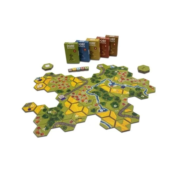 Jeu de plateau - GIGAMIC - Dorfromantik - Blanc - A partir de 9 ans - 1 à 6 joueur(s)-0