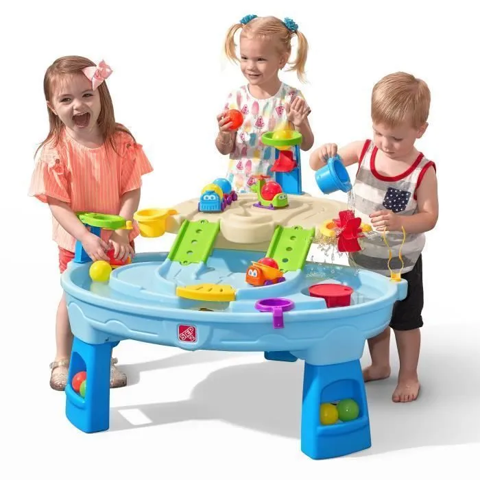 Table d'eau Ball Buddies STEP2 - Jouet pour le jardin avec 23 accessoires pour enfants de 18 mois et plus-2