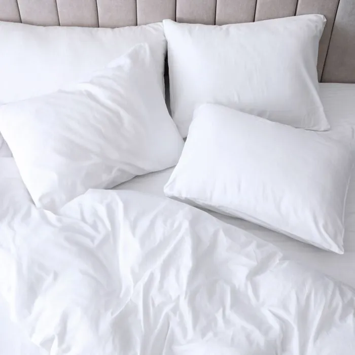 Oreiller matelassé en Microfibre 50x50 cm – Coussin de garnissage Blanc-3
