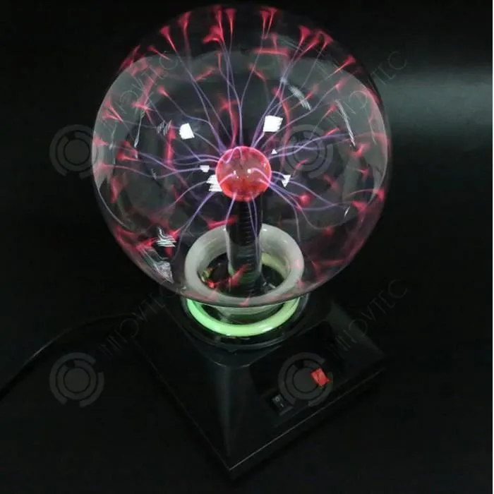 Boule de plasma légère tactile - INNOVTEC - Balle statique à induction 8 pouces - Rose - Adulte-1