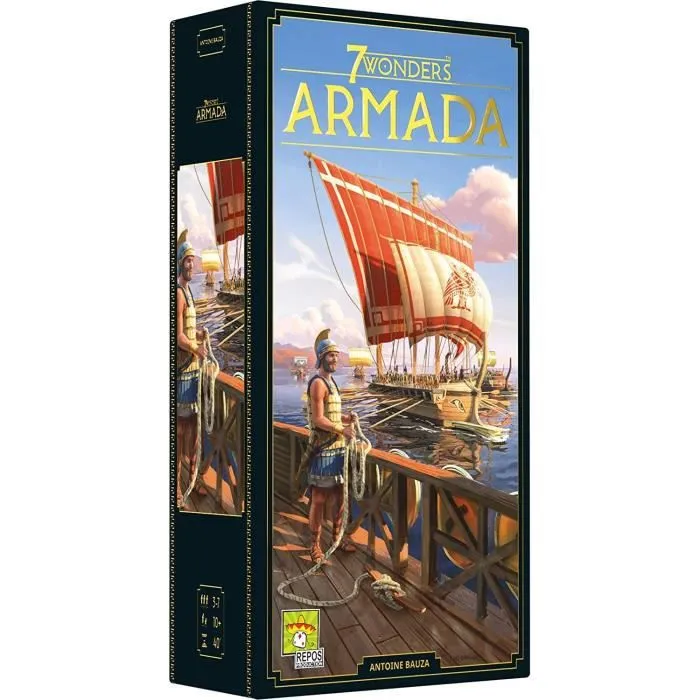 Repos Production - 7 Wonders - Extension Armada - Nouvelle version 2020 - Jeu de société - À partir de 10 ans - 3 à 7 joueurs-0