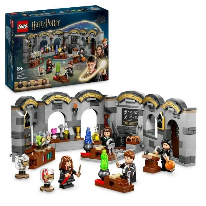 LEGO® Harry Potter 76431 Le château de Poudlard : le cours de potions - Jeu pour enfants-0
