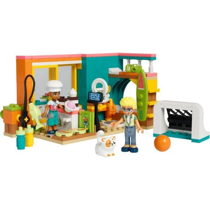LEGO® Friends 41754 La Chambre de Léo, Jouet sur la Pâtisserie, avec Mini-Poupée-1