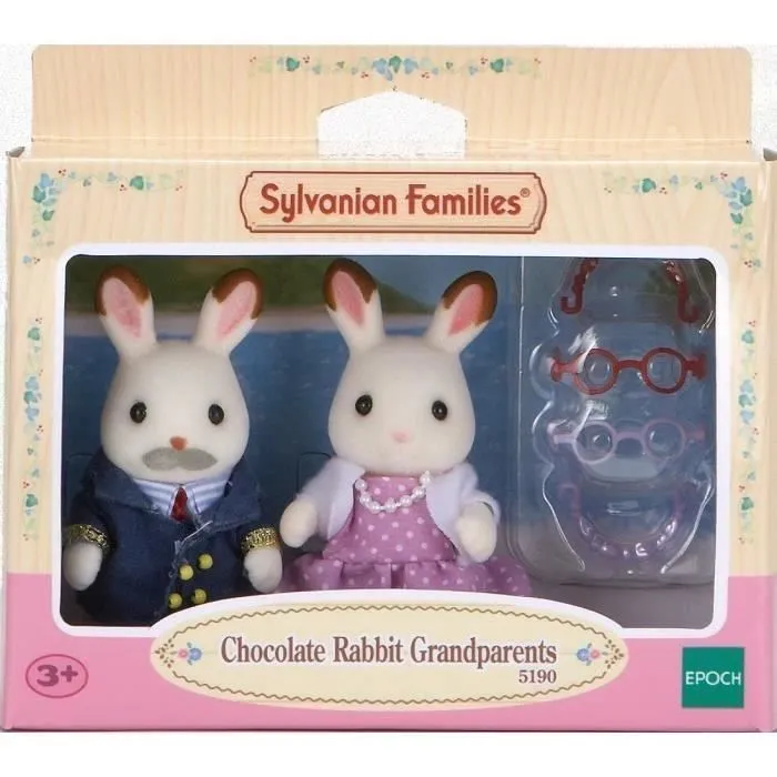 SYLVANIAN FAMILIES - 5190 - Grands-Parents Lapin Chocolat - Les familles-2